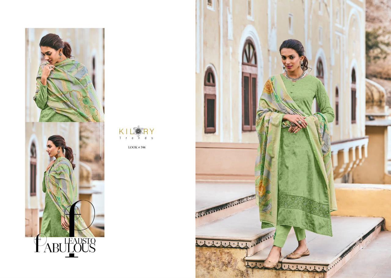 RUH 5 Kilory Trendz Exclusive Wear Wholesale Cotton Dress Material Catalog